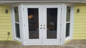 French Doors w/ Double hungs